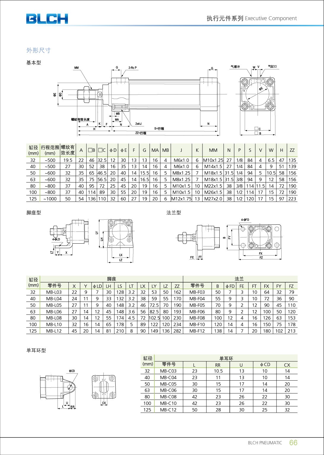  MB系列標準氣缸